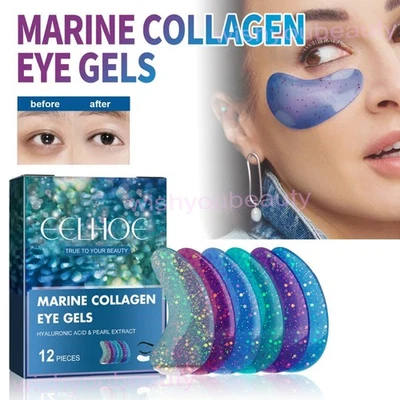 Eye Gels Pads Under Eye Patches for Puffy Eyes and Dark Circles with Collagen - Image 1 of 4