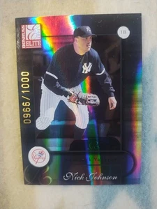 Nick Johnson 2001 Donruss Elite #170 Rookie Card /1000 New York Yankees - Picture 1 of 2