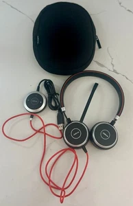 Jabra Evolve 40 Wired Stereo Headset HSC017 inkl. ENC010 USB-A Adapter & Case - Bild 1 von 8