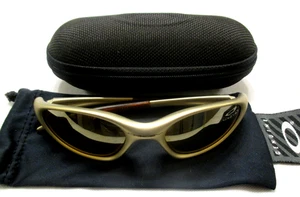 GAFAS DE SOL OAKLEY MINUTE 1.0 GEN 2 FMJ PLATINO ORO IRIDIO LENTES E ICONOS DORADOS - Imagen 1 de 13