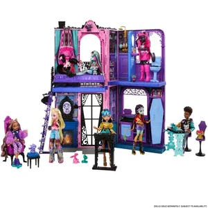 Monster High Boo Tique Hotel Juego Plegable Casa de Muñecas con Accesorios - Imagen 1 de 8