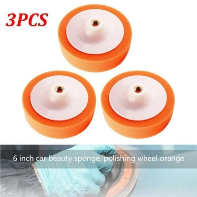 Sponge Head Pad Set for Cars Includes Three Soft Foam Units For M14 Fit - Image 1 of 4