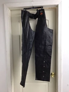 Motorcycle Leather Chaps - Rocky Mountain Hides - SIZE XL - Bild 1 von 6