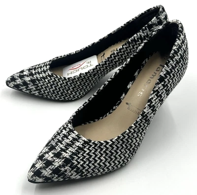 Tamaris 1-22481-25 Schwarz Weiß Gr. 37 Damen Pumps UVP: 69,90€ (S/2698) - Bild 1 von 4
