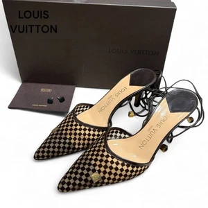 Louis Vuitton Damier Pumps Mules - Picture 1 of 10