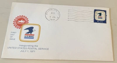 USPS FIRST DAY BROOKLYN, NY,   1971  FDC8957 - Image 1 of 4