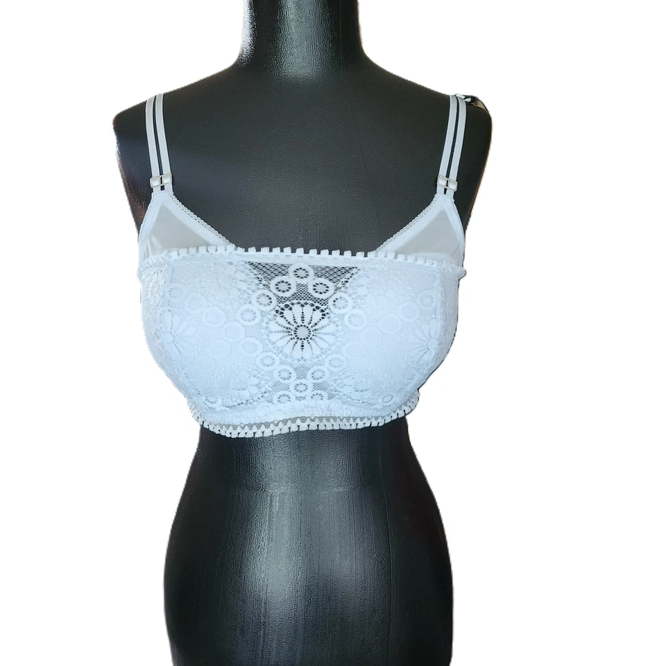 Новый с Ярлыками Aerie женщин синий кружевной бюстгальтер регулируемые ремни чистый размер 34D - Изображение 1 из 4