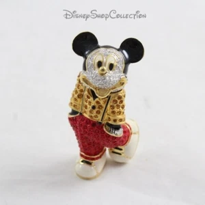 Figurine Mickey Mouse DISNEY Arribas cristaux de Swarovski cool détente 6 cm - Imagen 1 de 4
