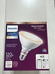 Philips Tunable White PAR38 120W Equivalent Dimmable Smart Wi-Fi Wiz Light - Picture 1 of 7