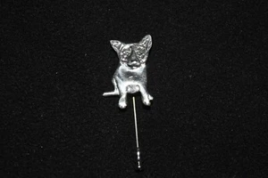 George Rodrigue Blue Dog Sterling Silver Stick Pin - Picture 1 of 2