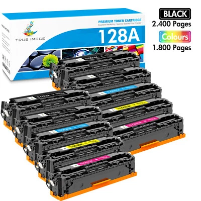CE320A Toner Cartridge for HP 128A LaserJet Color CM1415fnw CP1525nw CP1525n lot - Image 1 of 4