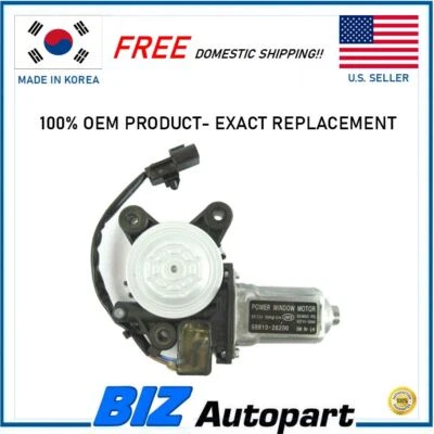 OEM ! POWER WINDOW MOTOR REAR LEFT FOR 2001-2006 HYUNDAI SANTA FE # 98810-26200 Foto 1 de 4