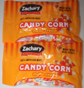 Zachary (2-PACK) Mello Creme CANDY CORN Real Honey Made in USA Best By 04/2025 - Picture 1 of 3