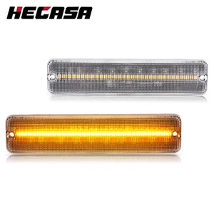 Luces de señalización laterales ámbar transparente LED HECASA para Jeep Wrangler YJ 87-1995 CH2550105 - Imagen 1 de 22
