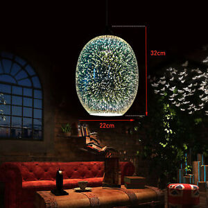Modern 3D Glas LED Kronleuchter Deckenleuchte Pendelleuchte Feuerwerk H ngelampe