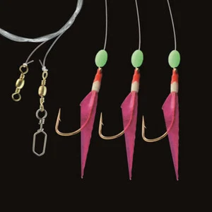Jenzi Norwegen-Paternoster mit Fischhaut 140cm Pink Heringsvorfach Dorsch - Bild 1 von 1