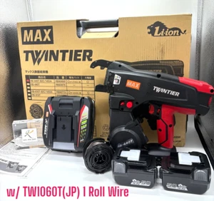 MAX RB-440T-B2C TwinTier Cordless Rebar Tie Machine 2 Batteries w/ 1 roll wire - Picture 1 of 24
