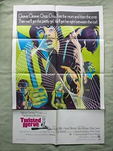 Twisted Nerve Vintage Original 1 Blatt Poster 1969 gefaltet