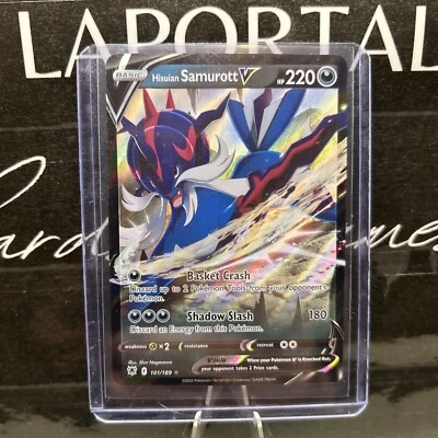Hisuian Samurott V 101/189 Swsh10: Astral Radiance Holo - Image 1 of 2