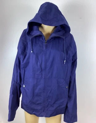 Hombres Brooks Brothers Rojo Vellón Azul Con Capucha Golf Cremallera Camisa Chaqueta Abrigo Talla Grande Foto 1 de 4