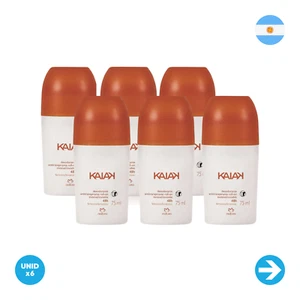 Natura - Kaiak Desodorante Femenino Antimanchas Clasico - 75ml x6 Unidades - Picture 1 of 1