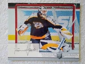 2006-07 Upper Deck Be A Player Tomas Vokoun 8X10 Autographed Photo Card Preds - Picture 1 of 2