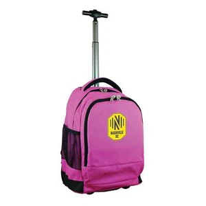 Nashville SC 19" Premium Wheeled Backpack-Pink - Picture 1 of 1