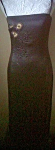 Nicole Fari Pure Silk Black Strappy Dress sz10. Truly Exquisite. (Label missing - Picture 1 of 4