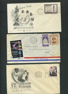 Argentina 3 cartas de 1955 - 1959 #M428 - Imagen 1 de 1