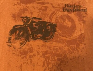 HARLEY DAVIDSON LACONIA NEW HAMPSHIRE USA VINTAGE HARLEY IMAGE LARGE T-SHIRT - Picture 1 of 9