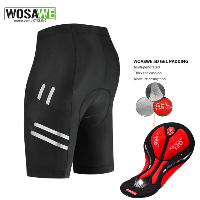 WOSAWE Mens Cycling Underwear Shorts Padded Bike Underpants