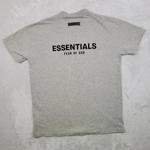 Fear Of God Shirt Boy Large FOG Essentials Short Sleeve Crewneck Youth Kid 14-16 - Picture 1 of 8