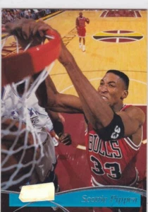 1997-98 Topps Stadium Club #1 Scottie Pippen mit Michael Jordan! - Chicago Bulls - Bild 1 von 2