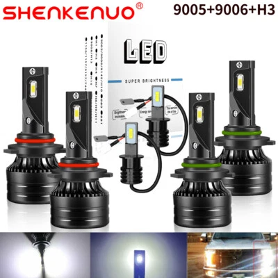 Para For Lexus SC300 SC400 1994-2000 Faro LED & Kit de luz antiniebla Set - Image 1 of 4