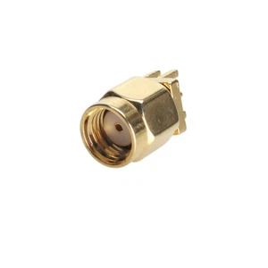 16pcs RP SMA male End Launch Plug vertical PCB Mount 1.6mm, 0.062" RF Connector - Zdjęcie 1 z 4