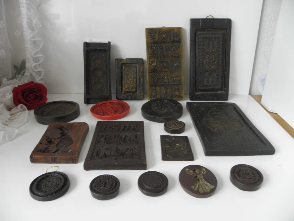 Konvolut von 17 Wachsmodel Springerlemodel Wanddeko Backen - Bild 1 von 4