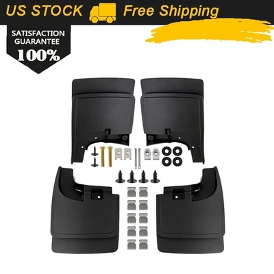 4PCS Complete Mud Flap Set for 2017-2018 Ford Super Duty F250 F350 F450 F550 - Image 1 of 4