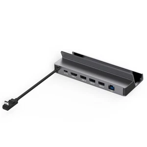6-in-1-USB-C-Hub-Dockingstation für 4K 60 Hz RJ45 PD100W Dock fü9080 - Bild 1 von 7