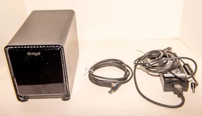 Drobo 5D DRDR5-A, USB 3+ Thunderbolt with Power Supply and Connector Cable - Image 1 of 2