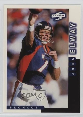1998 Score John Elway #1 HOF 10uo - Image 1 of 3