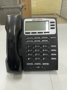 allworx 9204 Button office phone, Stand *No Power Cord Or Curly Phone Cord* - Picture 1 of 15