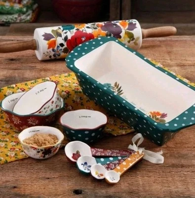 Novo Conjunto Combo de 10 Peças de Talheres Pioneer Woman - Imagem 1 de 4