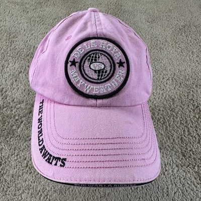 De La Hoya Mayweather Hat Cap Strap Back Boxing The World Awaits Las Vegas 2007 - Image 1 of 4