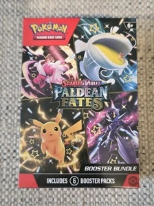 Pokémon Tcg Paldean Fates Booster Bundle (6 packs) Factory Sealed - Picture 1 of 6