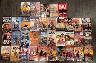 Lot 35 Westerns Vintage Books! Rare & Uncommon - L'amour, Compton, Johnstone - Imagem 1 de 4