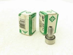 INA KR22-PP-A Cam Follower Bearing 22mm-OD 12mm-Width 10mm-Stud Dia Lot of 2 - Picture 1 of 9