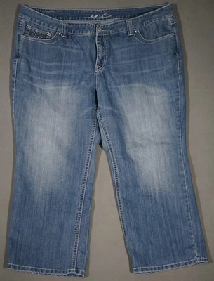 XA03421 INCREÍBLE ESTILO ****INC**** RECTO, PIERNA ANCHA MUJER JEANS AZULES talla 24WP Foto 1 de 4