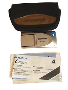 Olympus i Zoom 75 Aps Film Point & Shoot Zoom Camera w/case