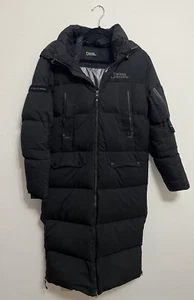 National Geographic Caiman PRO Small Goose Down Coat Parka Jacket Black Korea - Picture 1 of 24