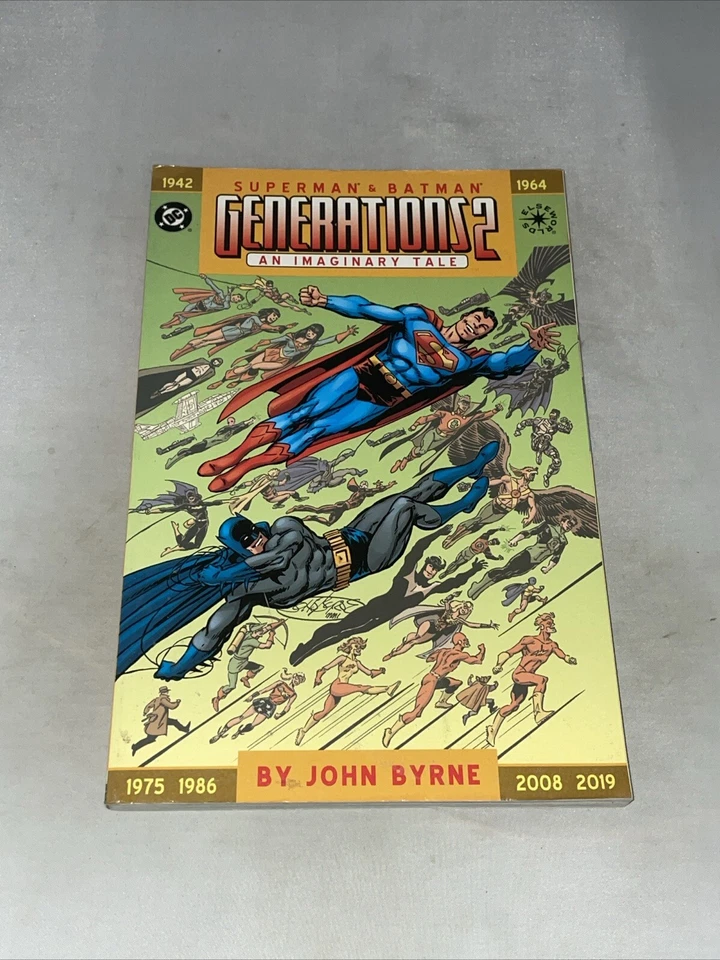超人和蝙蝠侠一代 2 TP TPB $19.95srp John Byrne Elseworlds 全新近乎完好 — 第 1/1 张图片